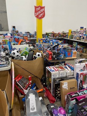 Toys at The Salvation Army