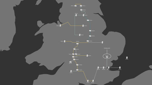 Image of theoretical transmission network